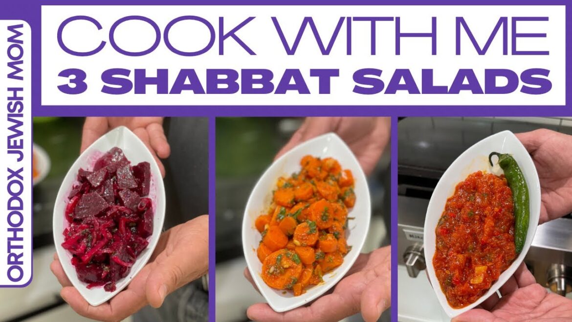 Cook with Me: 3 Shabbat Salads: Matbucha • Moroccan Carrots • Beet Salad | Orthodox Jewish Mom Cook with Me: 3 Shabbat Salads: Matbucha • Moroccan Carrots • Beet Salad | Orthodox Jewish Mom