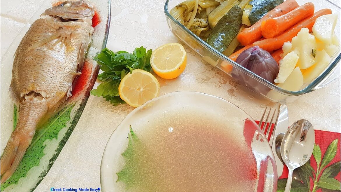 Fish Soup – Psarosoupa with Vegetables – Ψαρόσουπα Fish Soup - Psarosoupa with Vegetables - Ψαρόσουπα