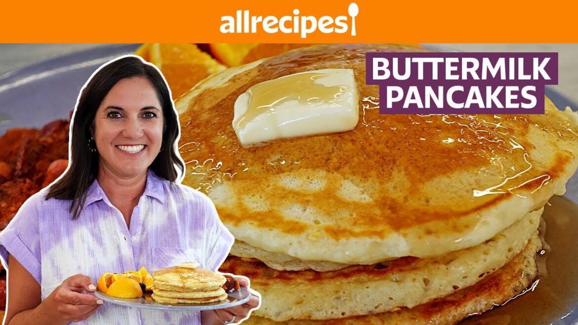 How to Make Buttermilk Pancakes | Get Cookin’ | Allrecipes.com How to Make Buttermilk Pancakes | Get Cookin’ | Allrecipes.com