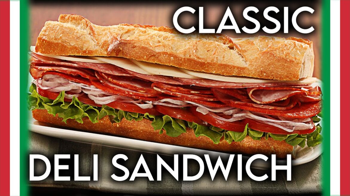Classic ITALIAN DELI SANDWICH made Healthy!