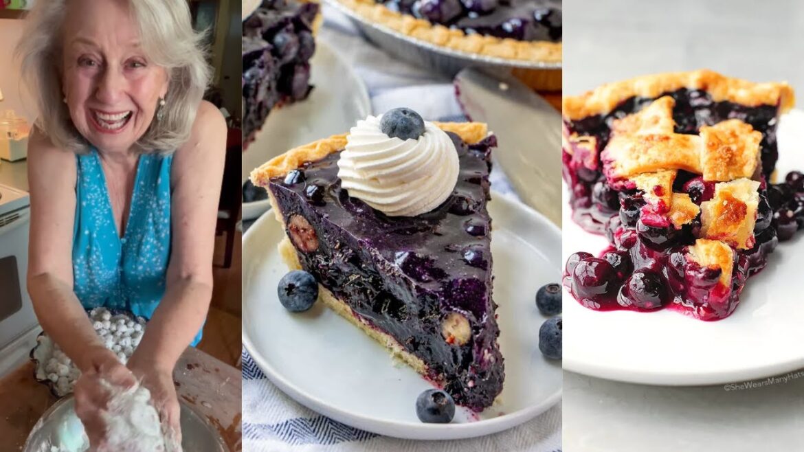 Fresh Blueberry Pie Homemade Pie Crust | Cooking With Brenda Gantt 2023
