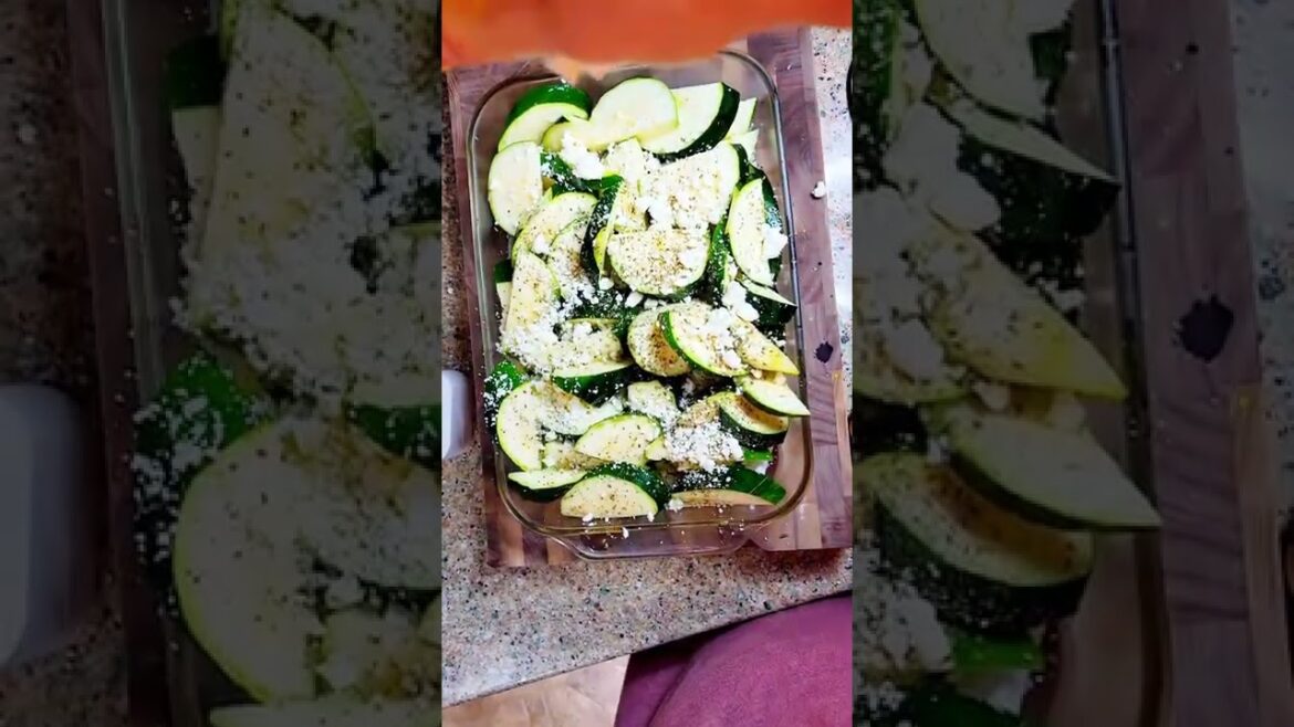 zucchini feta recipe | Mediterranean