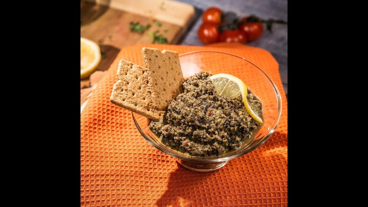Black and Green Olive Tapenade