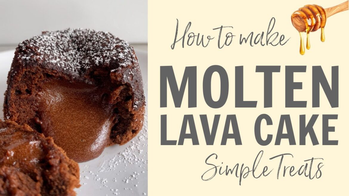 How to make a Chocolate Molten Lava Cake! Recipe #Shorts How to make a Chocolate Molten Lava Cake! Recipe #Shorts