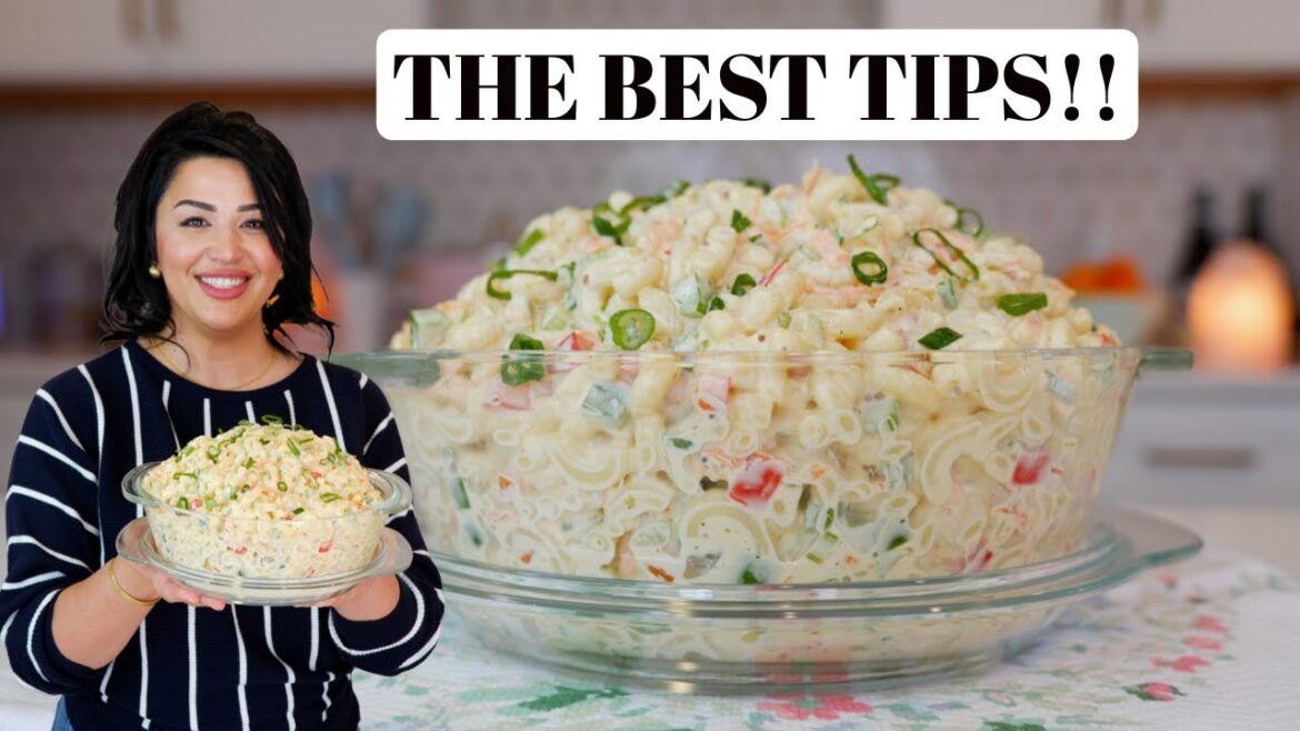 Secret to a PERFECT Creamy Macaroni Salad Recipe, Easy Step by Step with Mustard & Mayo!! Secret to a PERFECT Creamy Macaroni Salad Recipe, Easy Step by Step with Mustard & Mayo!!