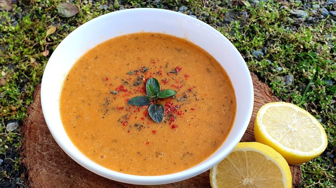 Healthy Turkish Red Lentil Soup Recipe | Çox ləziz MƏRCİMƏK ŞORBASI resepti | Healthy soup recipes Healthy Turkish Red Lentil Soup Recipe | Çox ləziz MƏRCİMƏK ŞORBASI resepti | Healthy soup recipes