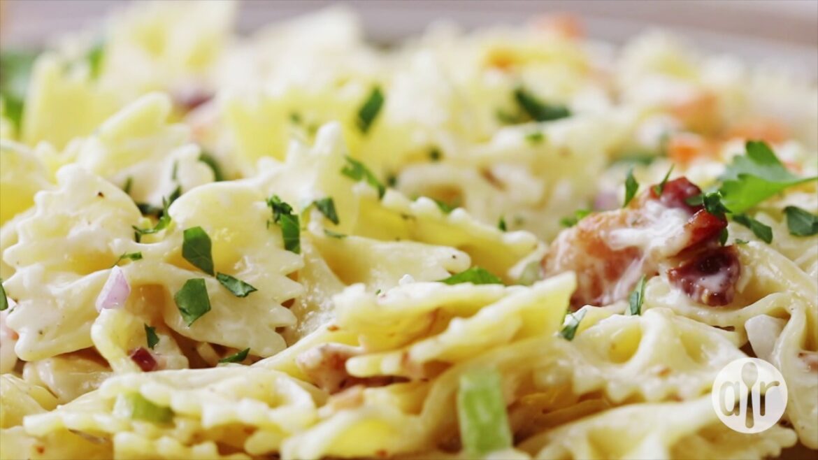 How to Make Ranch, Bacon, and Parmesan Pasta Salad | Lunch Recipes | Allrecipes.com How to Make Ranch, Bacon, and Parmesan Pasta Salad | Lunch Recipes | Allrecipes.com