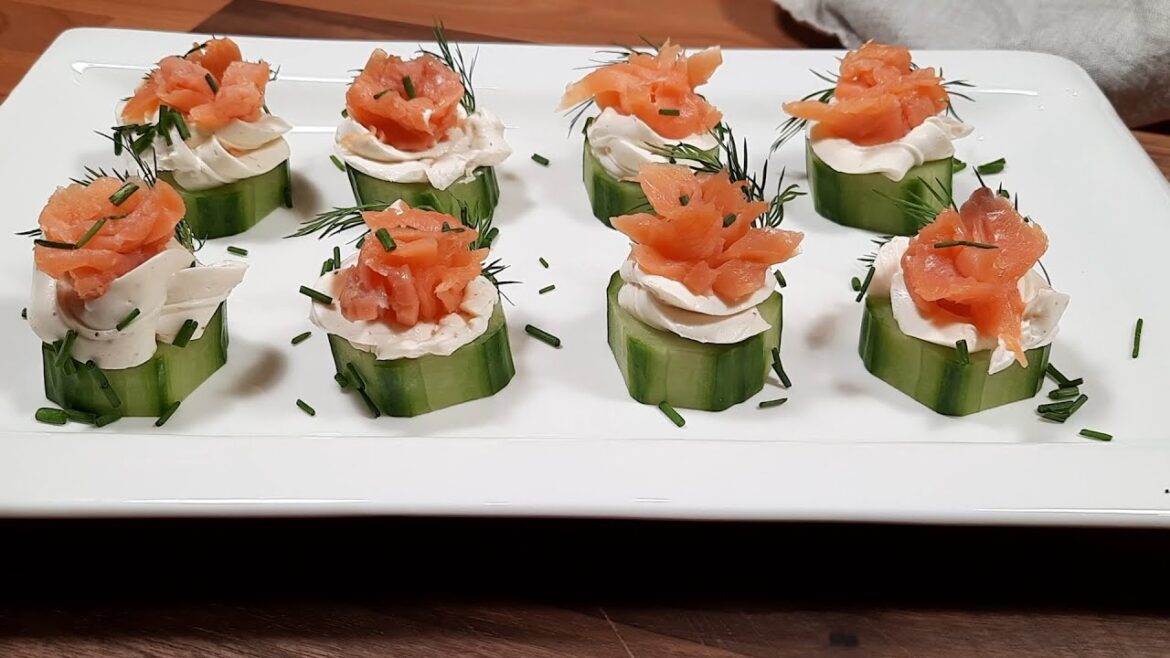 Smoked Salmon Cucumber Bites | Easy Appetizer
