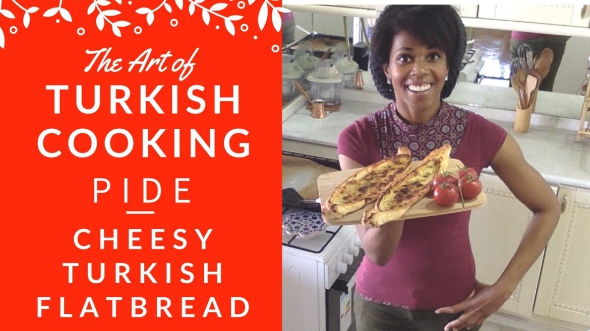 Authentic Cheesy Turkish Pide Recipe - How to Make Peynirli Pide -- Oven Baked, Turkish Street Food