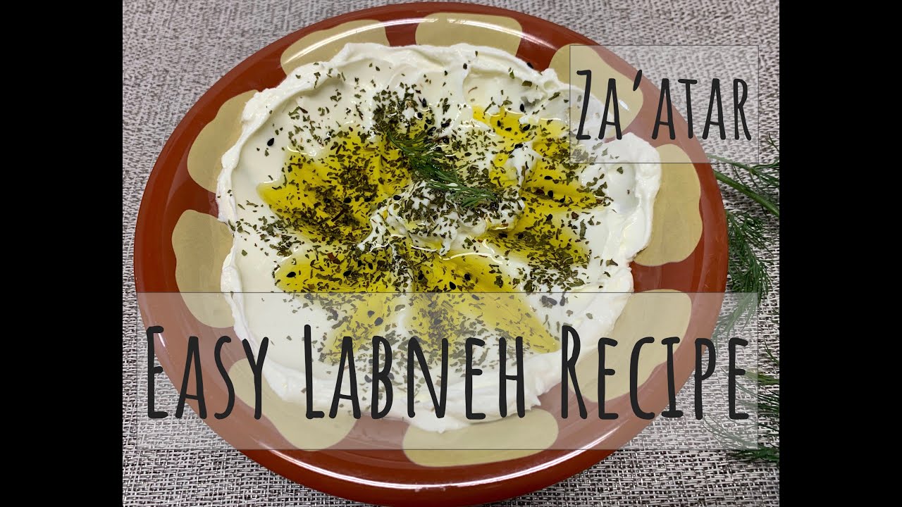 Labneh, Easy Homemade Labneh Recipe, Labneh with Za'atar or Dry Mint ...