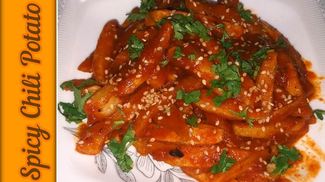 Chili Potato Recipe Glazed Potato Recipe Spicy Chili Potato Recipe