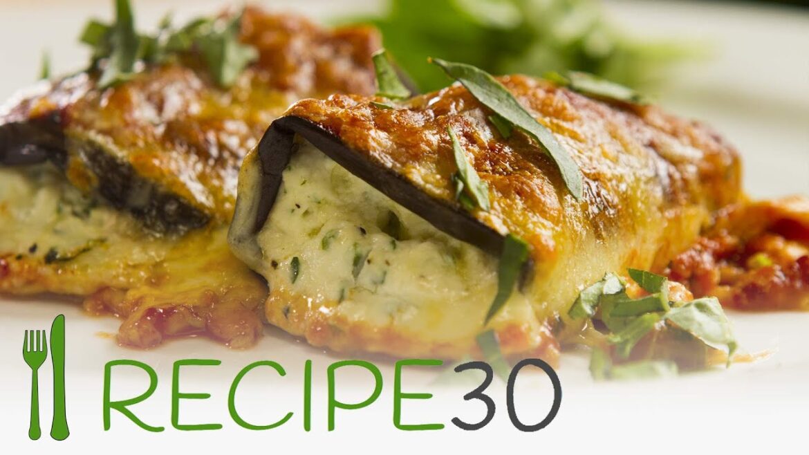 EGGPLANT ROLLATINI – By RECIPE30.com EGGPLANT ROLLATINI - By RECIPE30.com