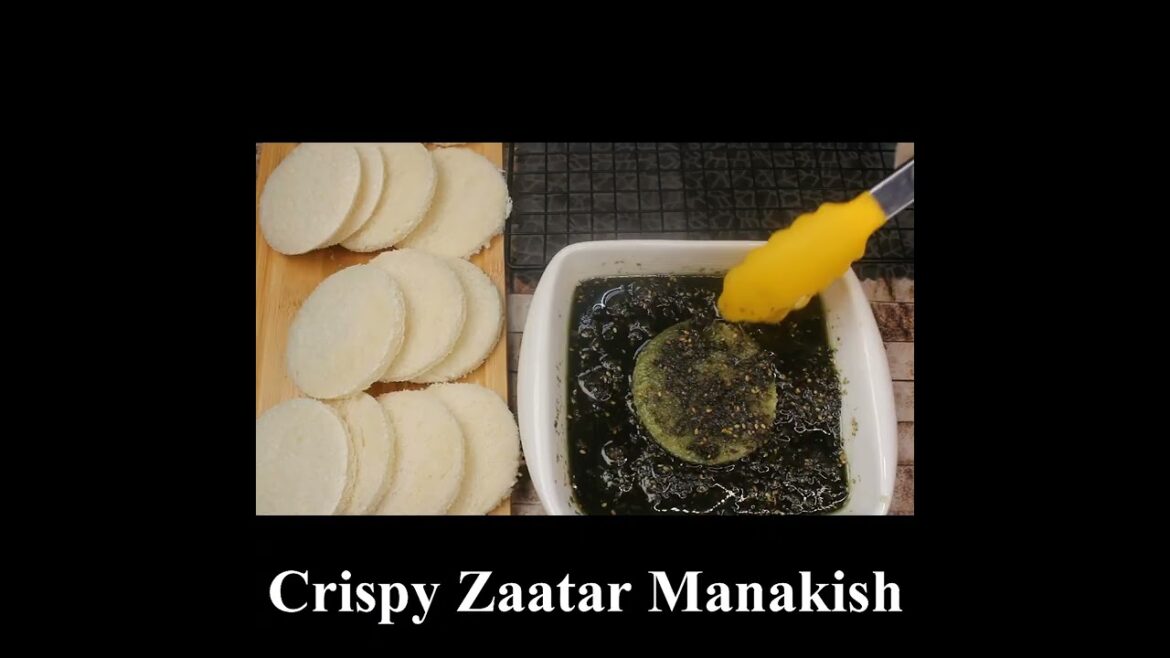 Zaatar Manakish Crispy Bread with Labneh Dip Recipe Zaatar Manakish Crispy Bread with Labneh Dip Recipe
