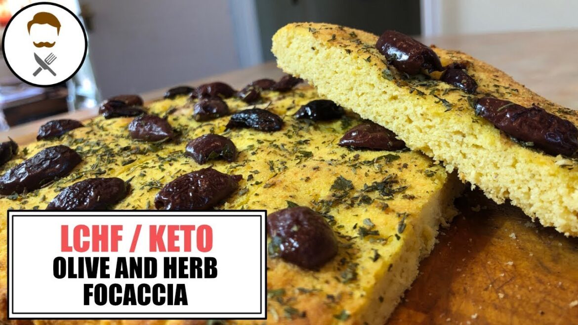 Olive & Herb Focaccia Bread (Coconut Flour / Psyllium Husk) || The Keto Kitchen Olive & Herb Focaccia Bread (Coconut Flour / Psyllium Husk) || The Keto Kitchen