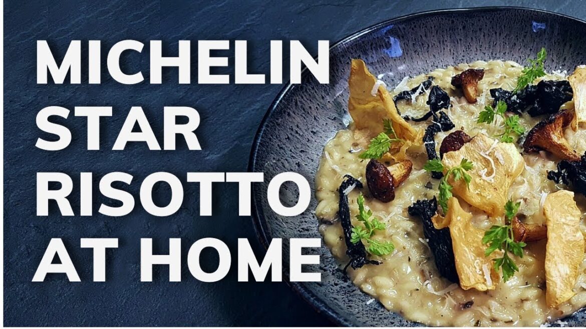 How to cook MUSHROOM RISOTTO at home | Michelin Star Recipe How to cook MUSHROOM RISOTTO at home | Michelin Star Recipe