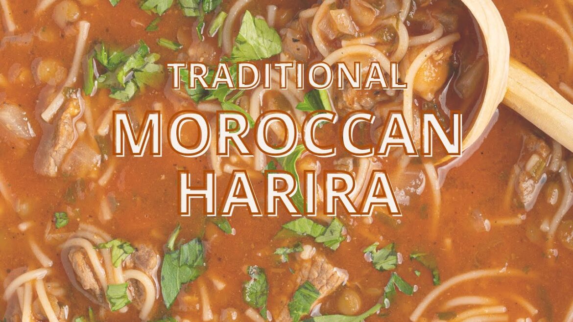 Traditional Moroccan Harira (Lentil & Chickpea Soup) Traditional Moroccan Harira (Lentil & Chickpea Soup)
