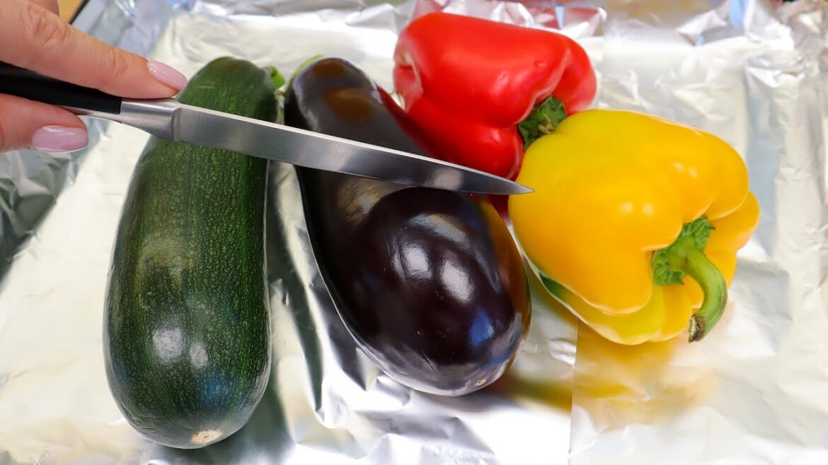 Ich habe noch nie so leckeres gebackenes Gemüse gegessen! Einfaches Abendessen Rezept! Ich habe noch nie so leckeres gebackenes Gemüse gegessen! Einfaches Abendessen Rezept!