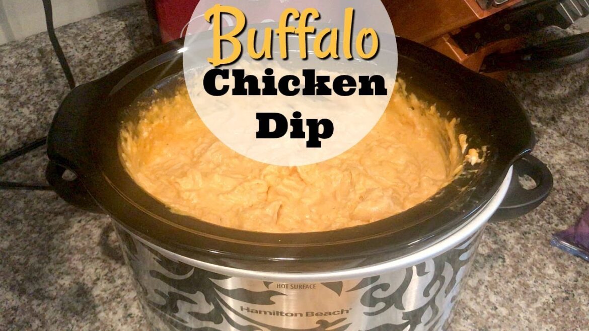 CROCKPOT BUFFALO CHICKEN DIP | EASY SUPER BOWL RECIPE CROCKPOT BUFFALO CHICKEN DIP | EASY SUPER BOWL RECIPE