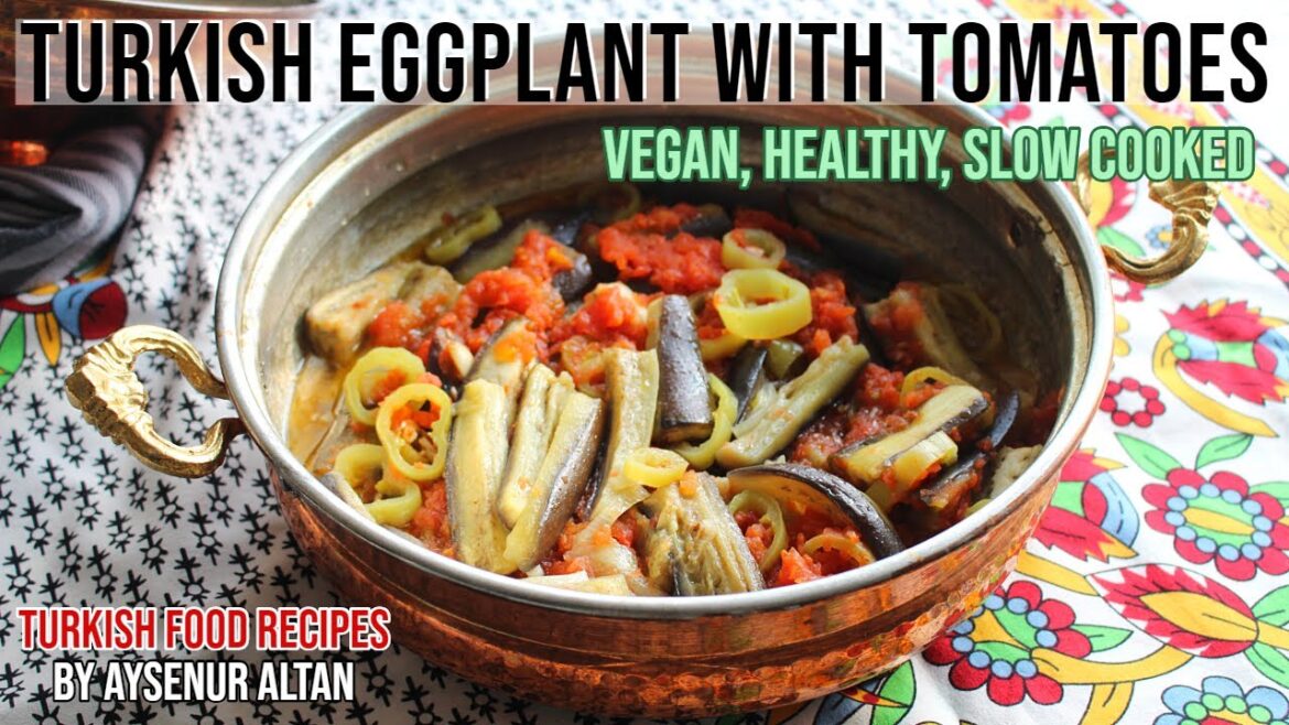 Simple Vegan Eggplant Dish "Patlican Silkme"