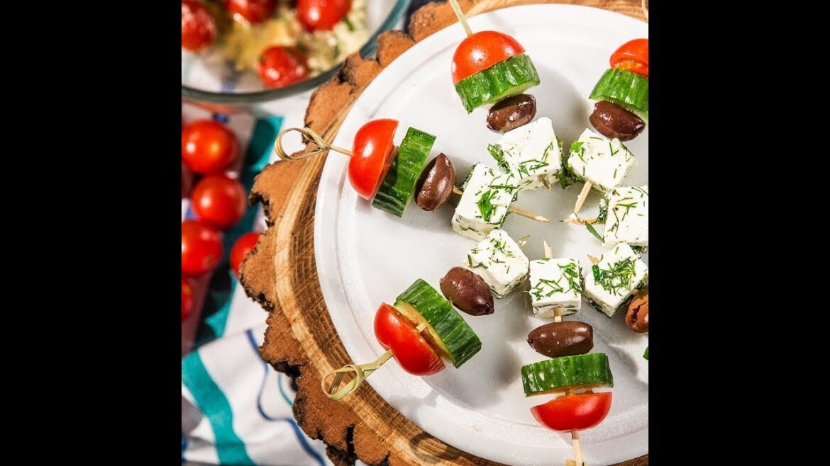 Greek Salad Skewers