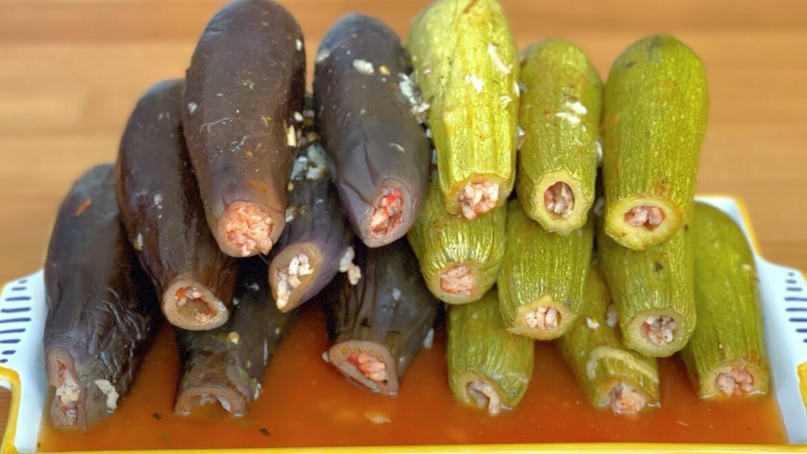 The BEST Lebanese Mehshi Recipe | Stuffed Squash and Eggplant | Step by Step with My Mother