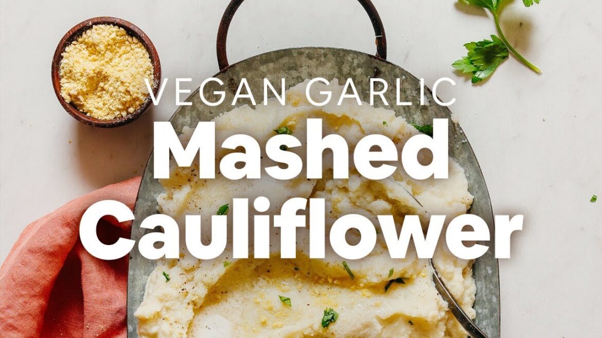 Vegan Garlic Mashed Cauliflower | Minimalist Baker Recipes Vegan Garlic Mashed Cauliflower | Minimalist Baker Recipes