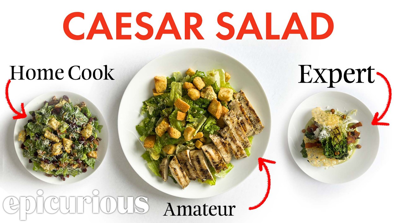 4 Levels of Caesar Salad Amateur to Food Scientist Epicurious