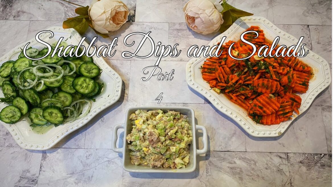 Shabbat Salads Part 4 || Quick and Easy || Tuna/ Moroccan Carrots and Cucumber Salad / Sonya’s Prep