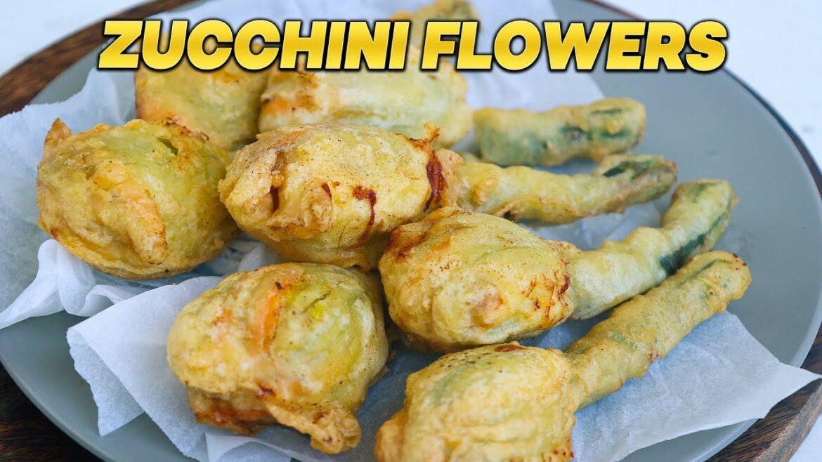 How to Make STUFFED ZUCCHINI FLOWERS Like an Italian