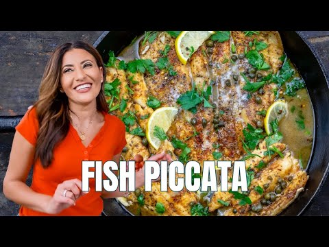 The Easiest 20 Minute Fish Recipe EVER! | The Mediterranean Dish The Easiest 20 Minute Fish Recipe EVER! | The Mediterranean Dish