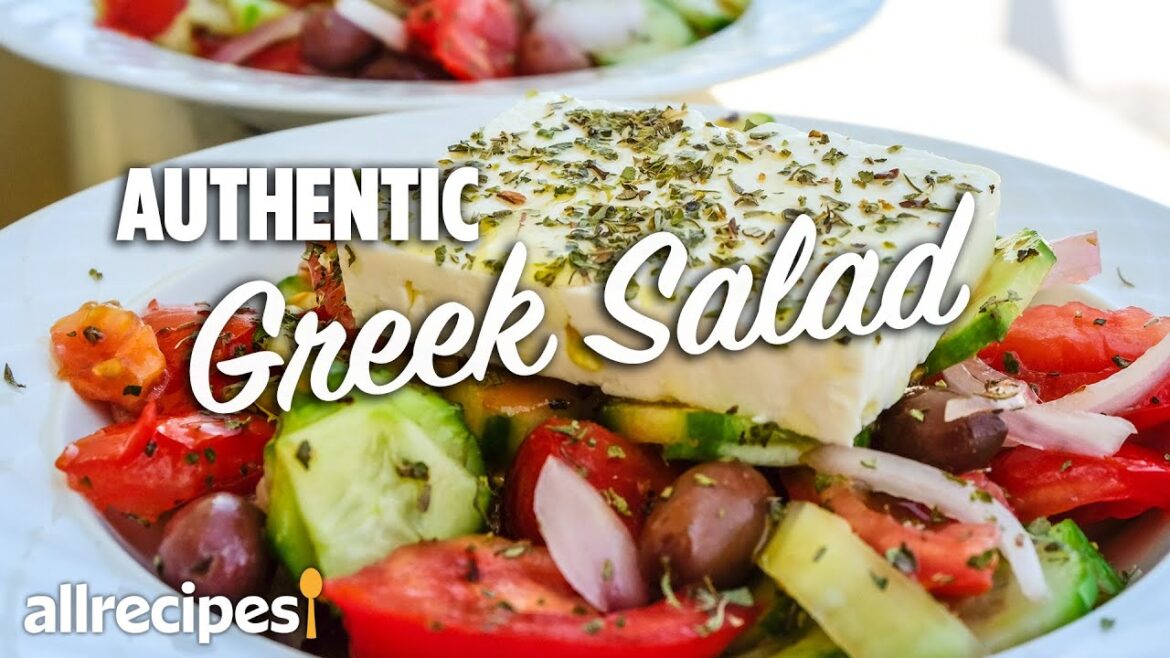 How to Make Authentic Greek Salad #WithMe | At Home Recipes | Allrecipes.com