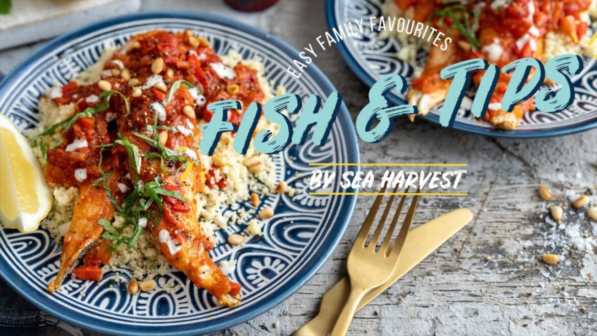 Middle Eastern Petite Hake Fillets with Couscous & Tahini Drizzle | Sea Harvest Recipes Middle Eastern Petite Hake Fillets with Couscous & Tahini Drizzle | Sea Harvest Recipes