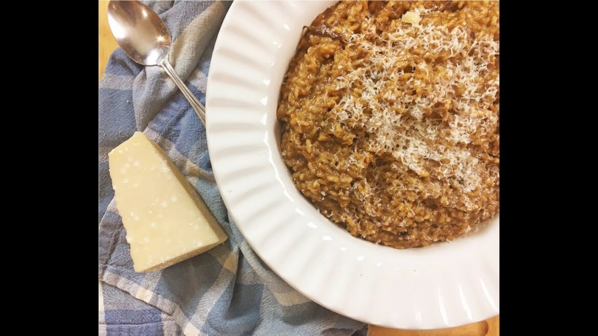 Porcini Mushroom Risotto -  Rossella's Cooking with Nonna