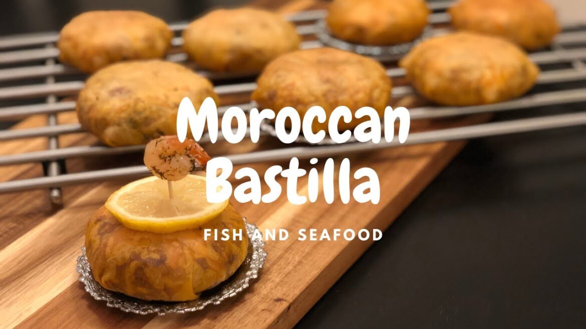 How to make authentic Moroccan Fish Bastilla | بسطيلة بالسمك | Moroccan pie recipe | Mini version
