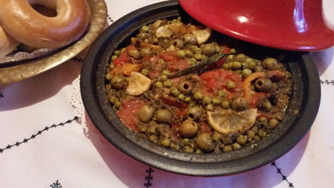 Moroccan Fish Tagine -  طاجين السمك بالخضر بطريقة صحية -Tajine de poisson aux légumes