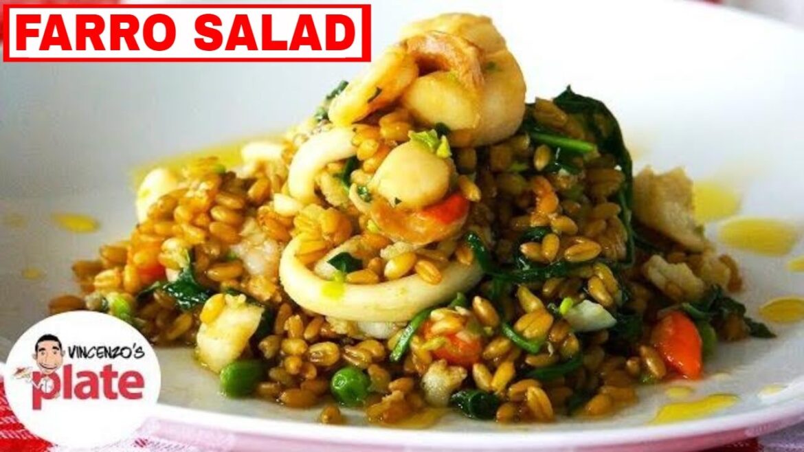 FARRO SALAD with Seafood | Farro Recipe | How to Cook Farro