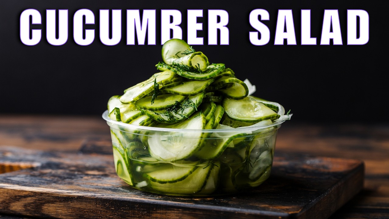 How To Make New York Deli Cucumber Salad Dining and Cooking