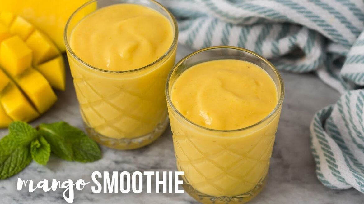 Mango Smoothie: 4 INGREDIENTS | The Recipe Rebel Mango Smoothie: 4 INGREDIENTS | The Recipe Rebel