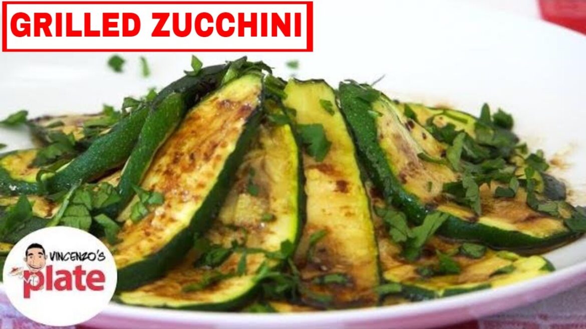 ITALIAN GRILLED ZUCCHINI RECIPE | How to Grill Zucchini