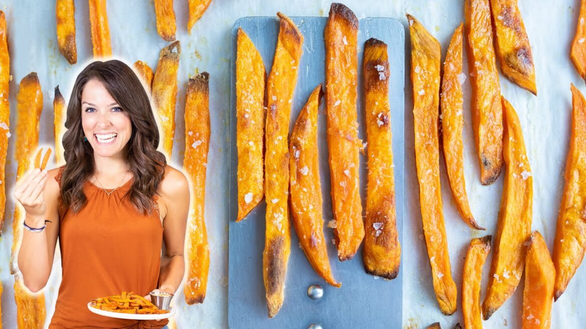Baked Sweet Potato Fries + Tips to Make them Ultra Crispy!