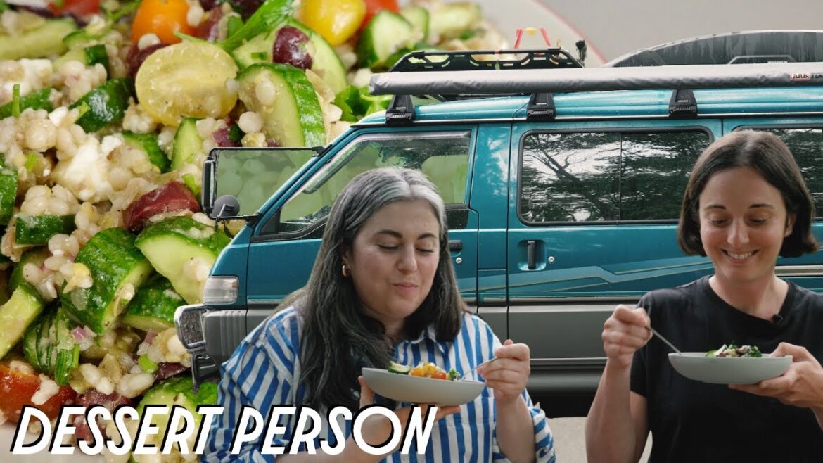 Easy Greek Salad with Claire Saffitz & Ali Slagle | Dessert People Easy Greek Salad with Claire Saffitz & Ali Slagle | Dessert People