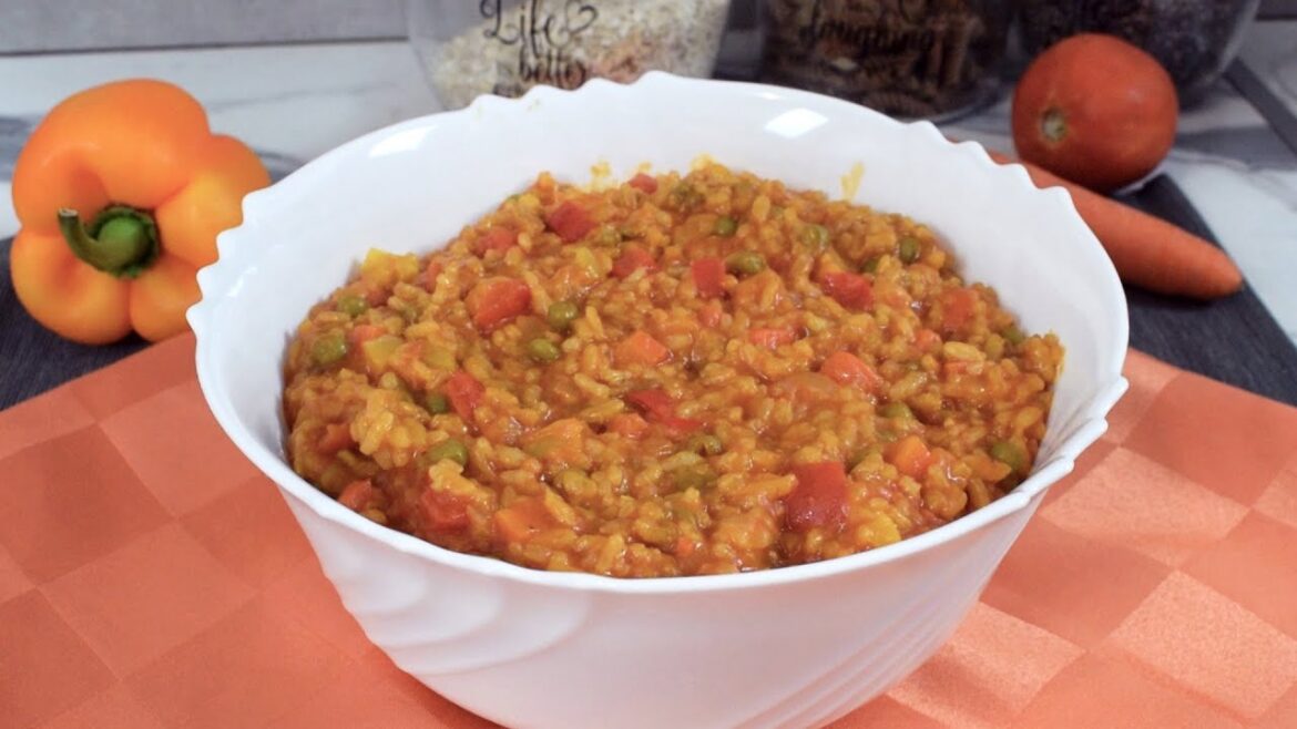 Creamy Vegetable Risotto - the most delicious, creamy, rich, flavorful risotto