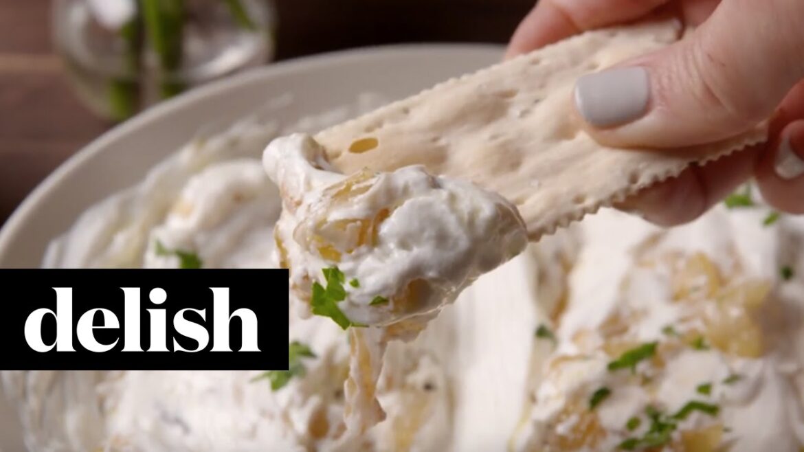 Greek Yogurt Onion Dip | Delish Greek Yogurt Onion Dip | Delish
