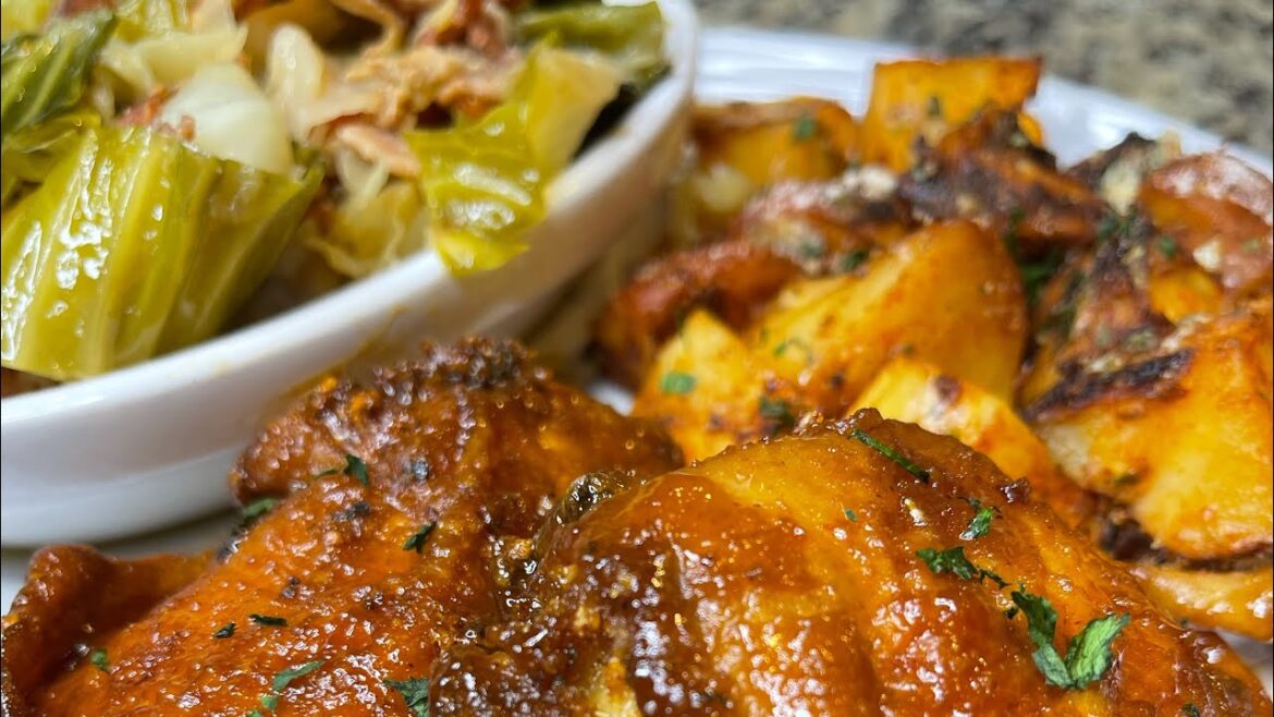 Sunday Dinner | Oven Baked BBQ Chicken