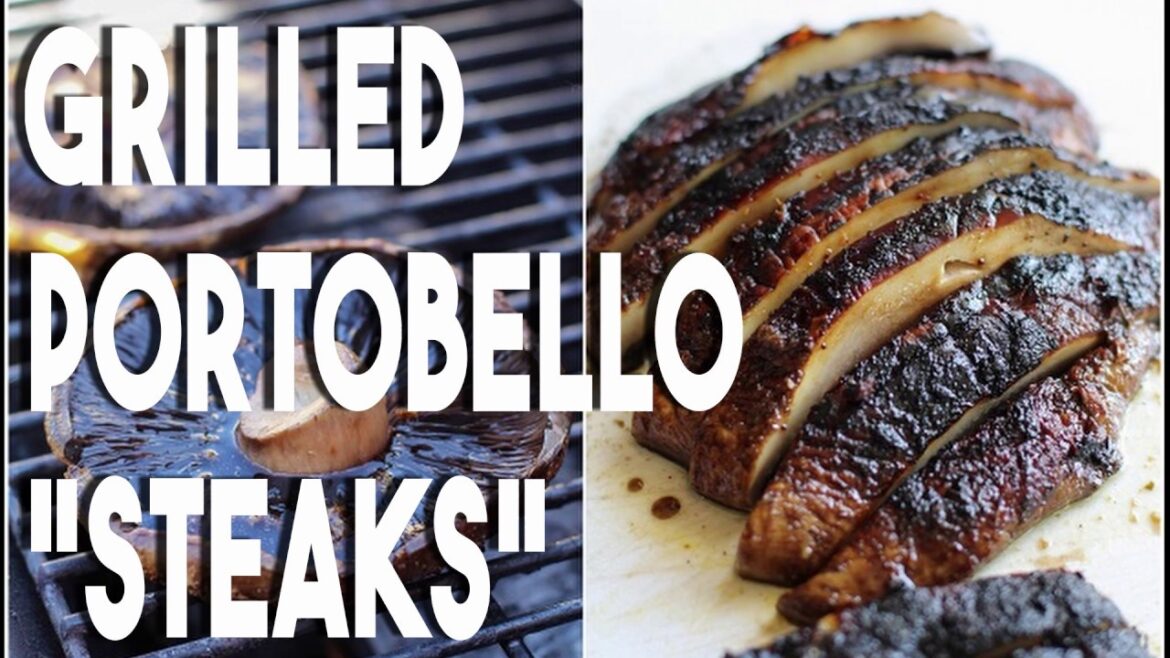 Vegan Labor Day BBQ 2019/ Grilled Portobello  Mushroom "Steaks"
