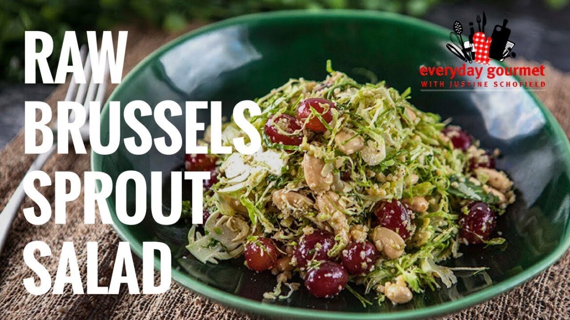 Raw Brussel Sprout Salad | Everyday Gourmet S7 E22