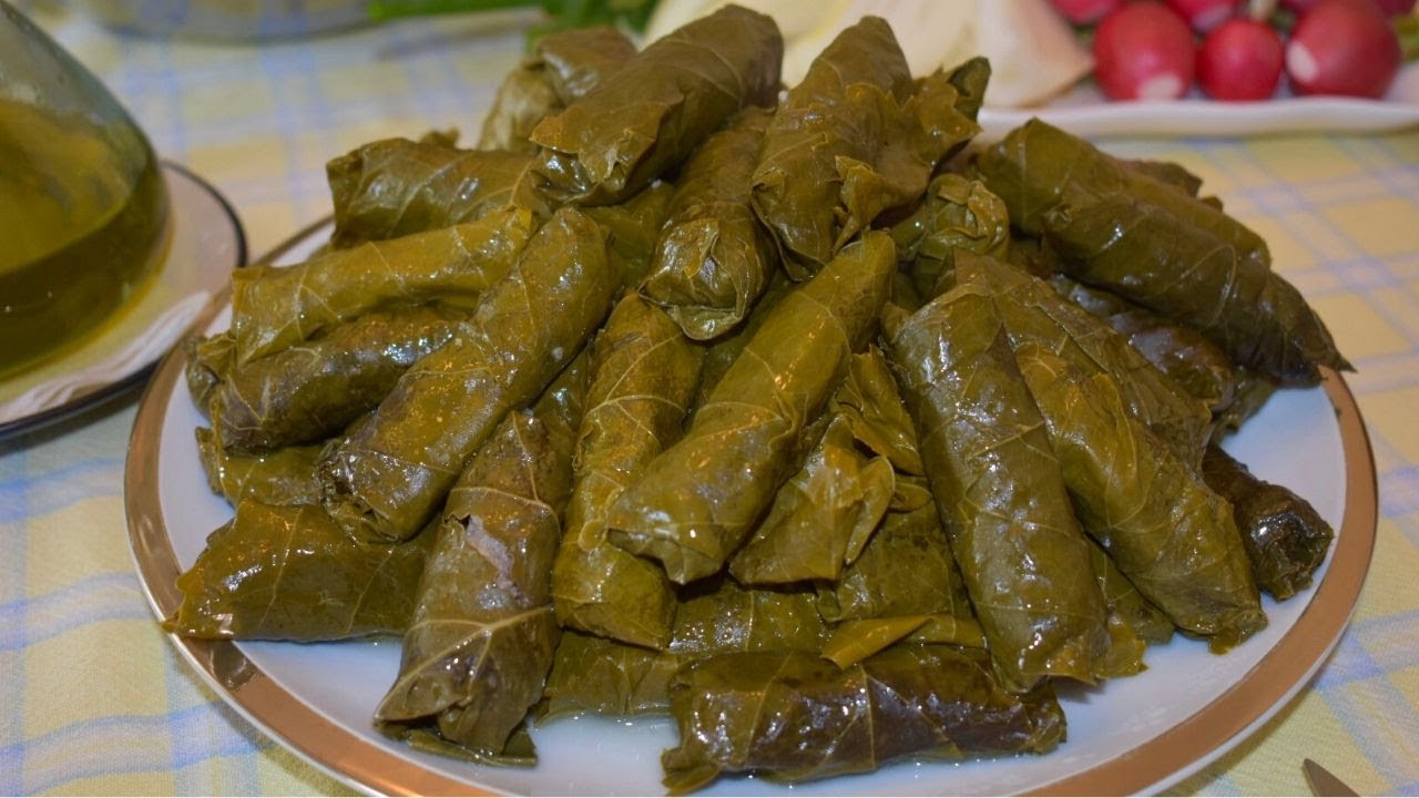 Lebanese Stuffed Grape Leaves Recipe Dining and Cooking
