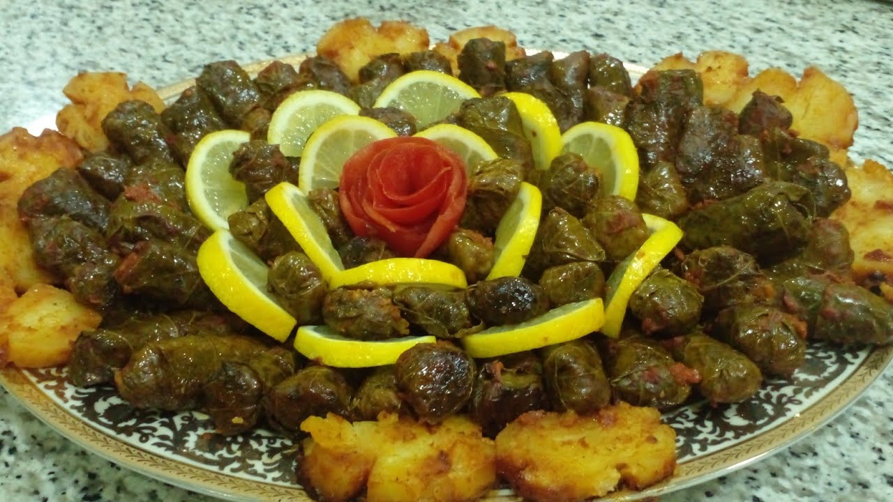 HOW TO MAKE STUFFED GRAPE LEAVES | WARAG ENAB ( arabic food ) - Dining ...