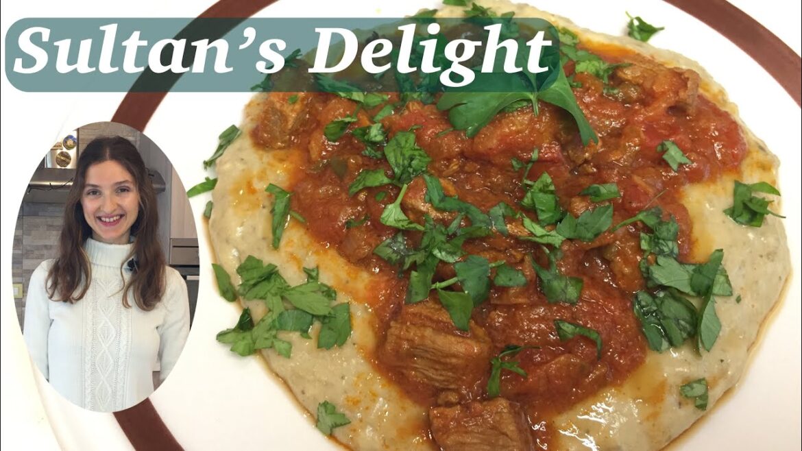 AN OTTOMAN CLASSIC: SULTAN’S DELIGHT /Tender lamb stew on roasted eggplant puree  / Hünkar beğendi
