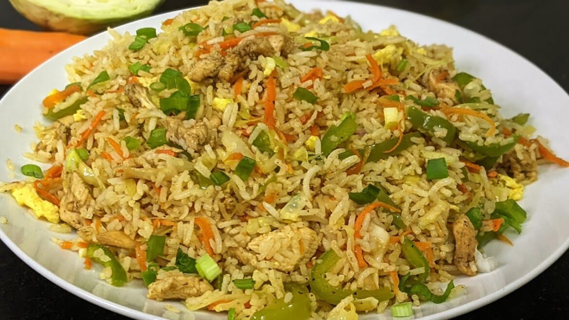 Chinese Biryani Recipe // Chicken & Vegetable Fried Rice Recipe Restaurant Style